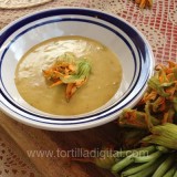 Sopa de flor de calabaza